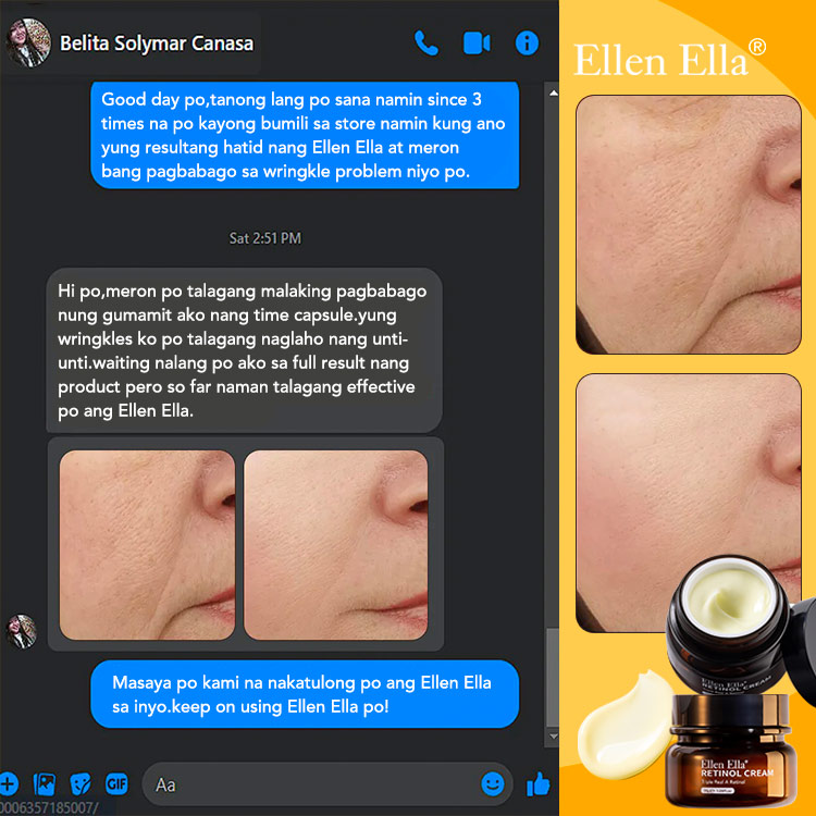 grand pamasko sale buy one take one - Ellen Ella Precision Anti-Wrinkle Antioxidant AAA Gloss Face Cream - Vit A Retinol + Arbutin + Astaxanthin - Remove wrinkles, fine lines, fade dark spots